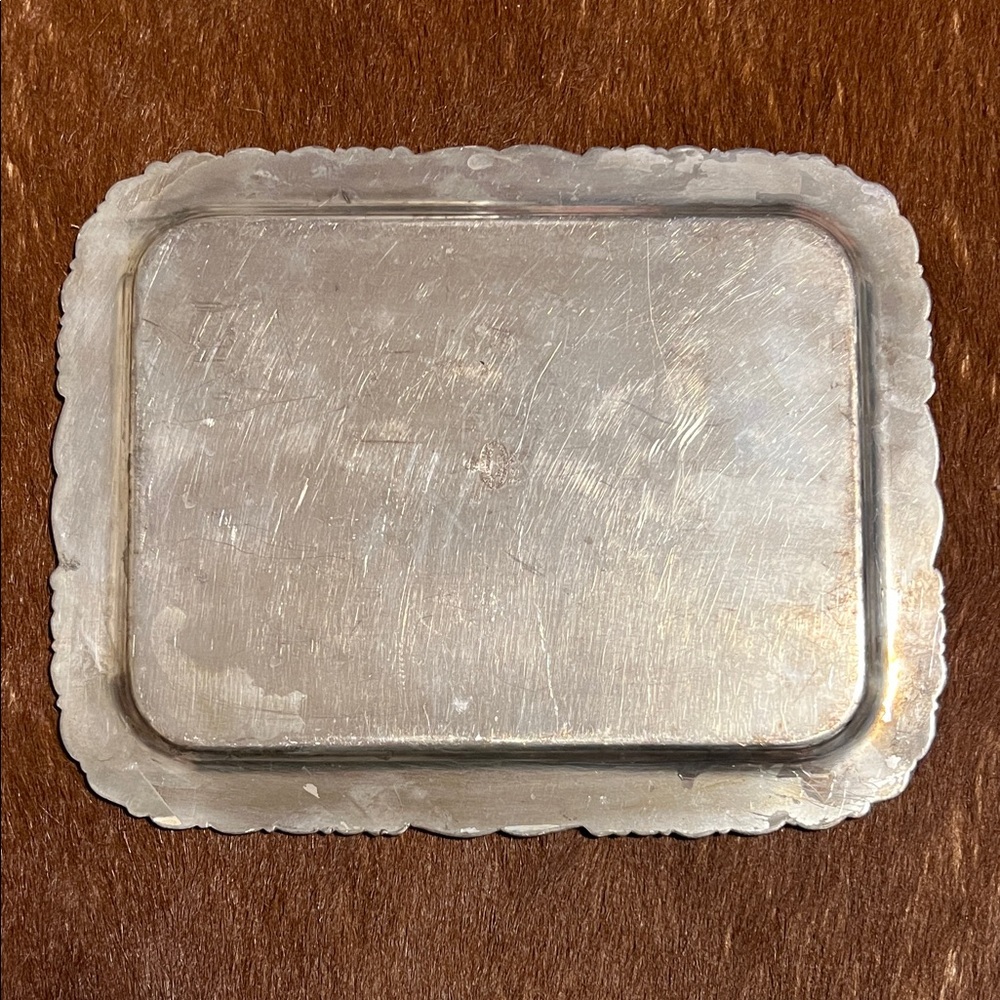The ACME – Quadruple Plate – The Boston Co small silver plate vanity tray - Picture 2 of 9